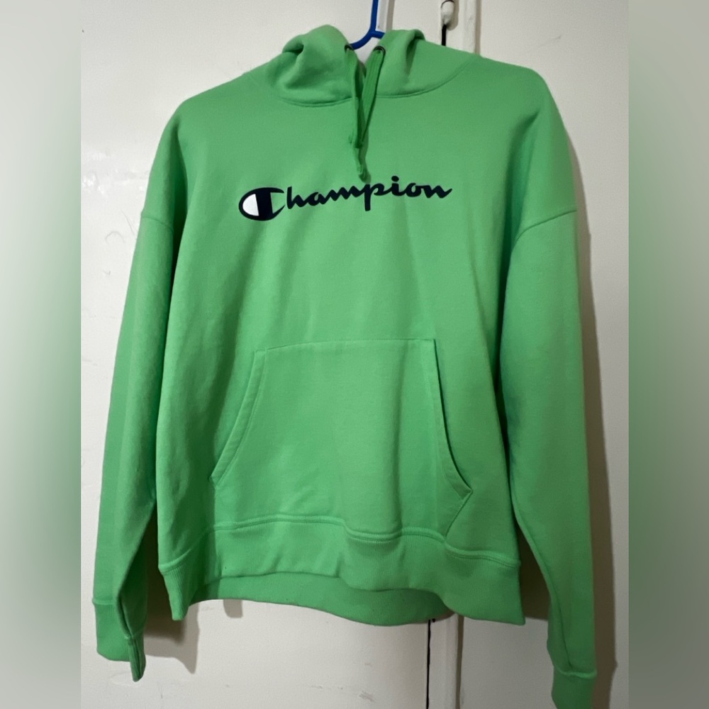 Champion Lime Green Pullover Hoodie